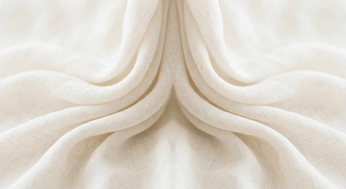 ملمس الألياف الطبيعية تحت ضوء هادئ ومشتت