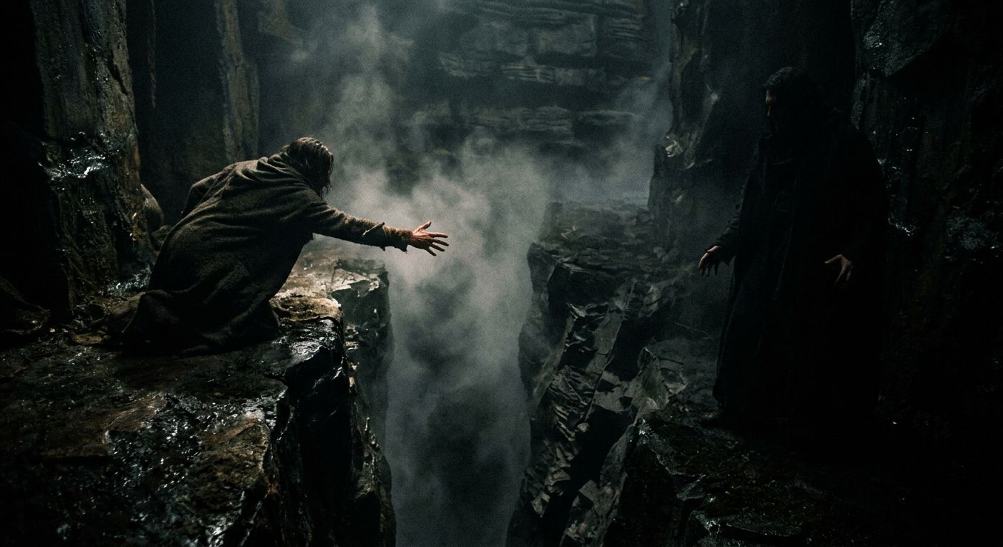 The tension of unreached hands and hidden barriers