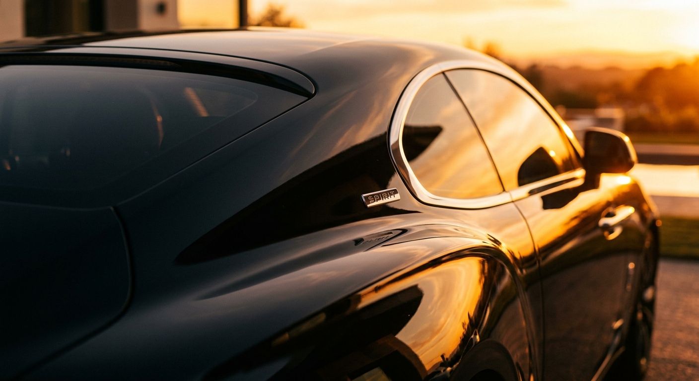 حلم شراء سيارة سوداء فخمة