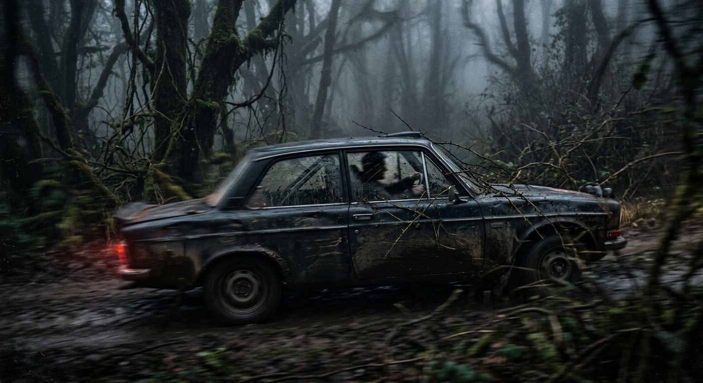 الاندفاع عبر الغابة المظلمة