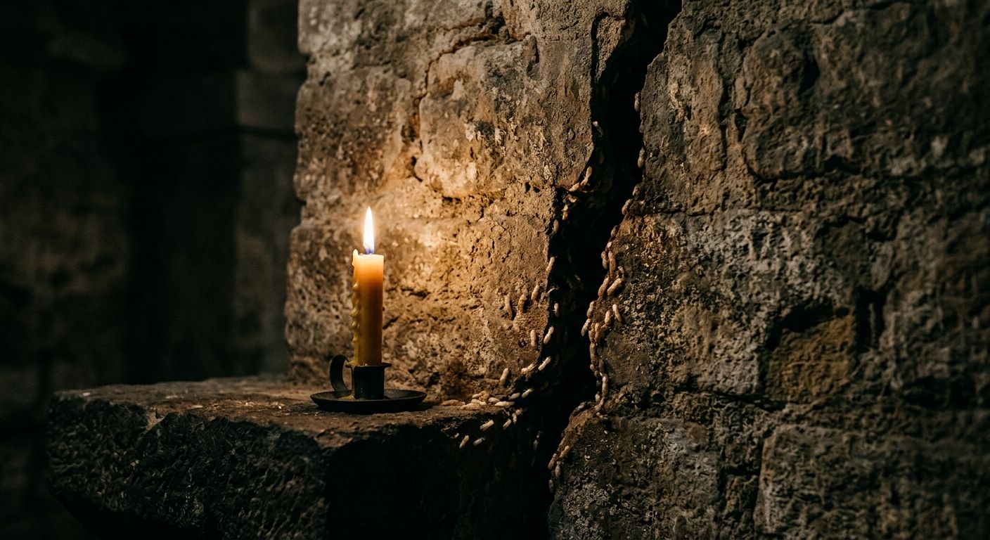 خروج النمل الأبيض من الجدار